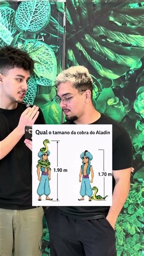 How big is Aladdin's snake?