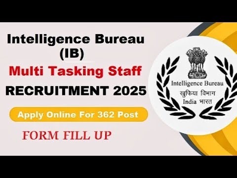 IB MTS Online Form 2025 Kiase Bhare | How to Fill IB MTS Form 2025 | Apply IB MTS Form Filling 2025