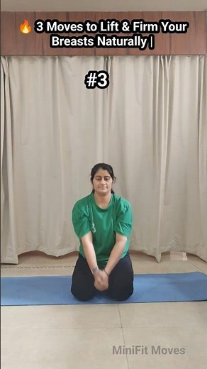 🔥 3 Moves to Lift & Firm Your Breasts Naturally | Breast Uplift Workout | #shorts