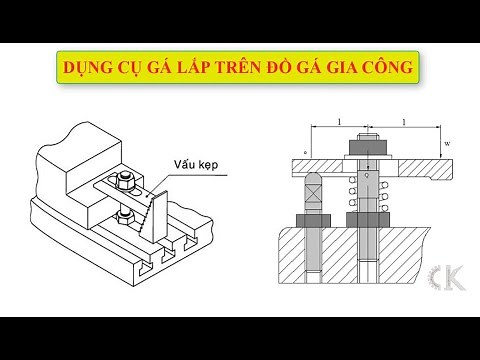 Dụng cụ gá lắp trên đồ gá gia công cơ khí