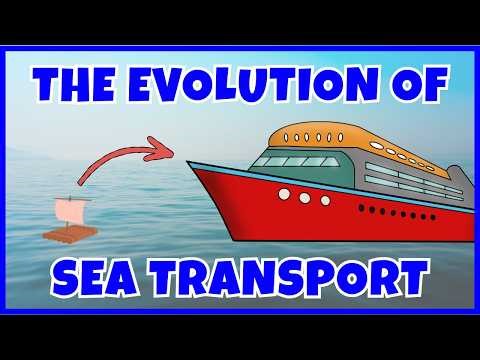 The EVOLUTION of SEA TRANSPORT 🚢 | History explained for kids (Elementary School)