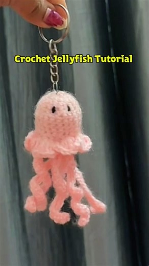 Easy Jellyfish Keychain Tutorial #shorts #ytshorts #viral
