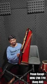 Kacapi Ukiran Merah | Akustik 20 Senar | Yu Order