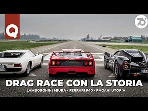 F40 vs. Miura vs. Pagani Utopia: The Italian School of Supercars