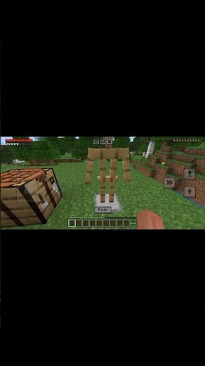 Minecraft how to make armour stand #minecraft #game #gaming #viral