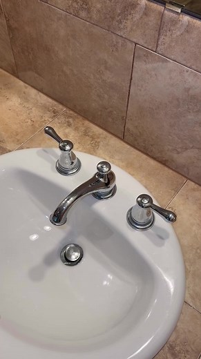 Repairing a leaking bathroom faucet by replacing the cartridges and springs/washers. #bluecollar #fypシ゚viral