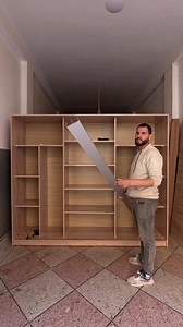 طريقة تركيب ابواب الكوليس #diy # #mdf #woodworking #نجارة #wood #carpentry #furniture #shorts #tools | BOUYA BOIS