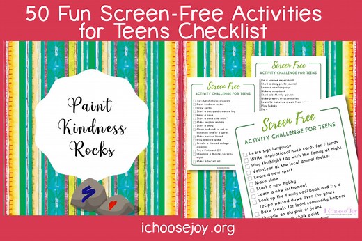 50 Screen-Free Activities for Teens -