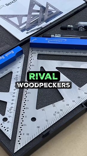 Check out these squares from iGaging that are extremely accurate and well made. Link in bio! These woodworking squares are extremely well made with a lot of features. If you don’t want to spend the big bucks on Woodpeckers tools, these are a great alternative. They are a high quality tool at a lower price than the premium brands. #woodworking #woodworkingtools #tools