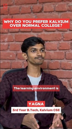 Advantages of Kalvium Btech CSE over other colleges #btechcse