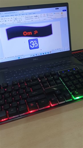 Om Symbol create Ms word Useful tricks #shortcutkeys #om #hindusymbol #mswordtricks