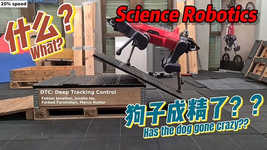 [Science Robotics] DTC: Deep Tracking Control. 我们在#ScienceRobotics上的最新成果！快来一键三连！