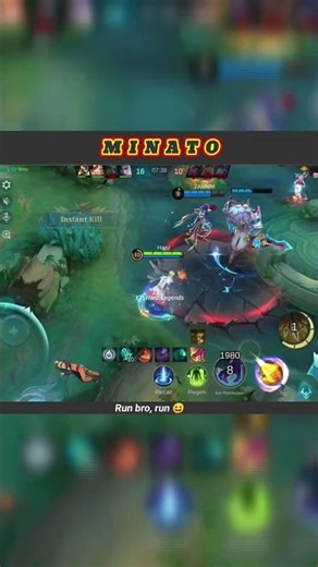 When Sakura uses her ultimate on the Lord 🗿 #mlbb #shorts #gusion #minato #mobilelegends