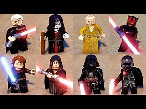 LEGO Star Wars The Skywalker Saga - All Dark Side Characters Showcase (4K 60FPS)