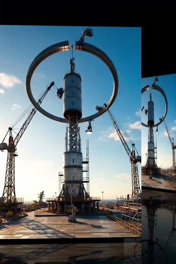 Earth to Moon Elevator 🚀 | AI Imagines the Future of Space Travel 🌕 | Mind-Blowing Sci-Fi Concept