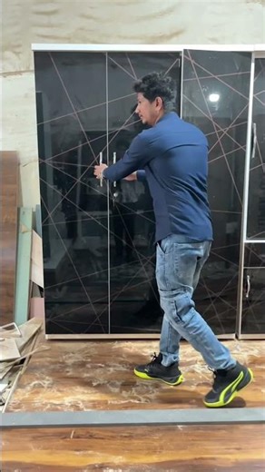 Hidden dressing table available on display best quality finance available #dressingunit #viral