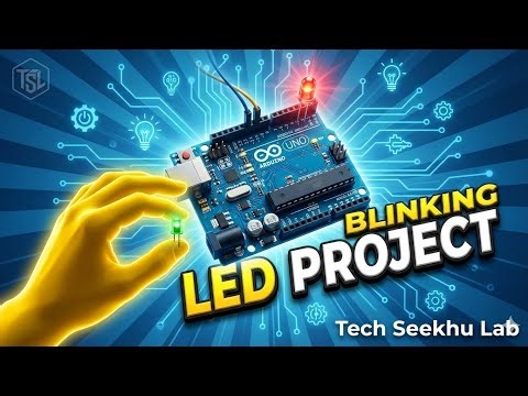 Blinking LED Light Project | Arduino Beginner Tutorial