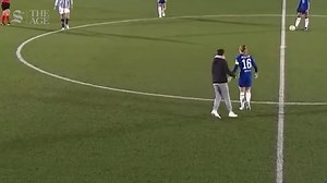 1.4M views · 6.8K reactions | Matildas and Chelsea star Samantha Kerr has been booked for barging a pitch invader in London. Kerr had a goal ruled out for offside shortly before the hour mark but the most dramatic moment came in the shadows of full-time when a fan invaded the pitch, in an apparent attempt to get a photo with Chelsea’s Swedish defender Magda Eriksson. Read more: bit.ly/3y6o0XO | The Sydney Morning Herald | Facebook