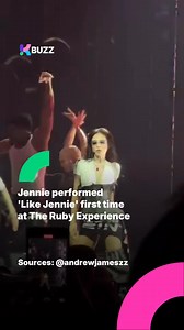 #Jennie performed 'Like Jennie' first time at The Ruby Experience 🔥🔥🔥🔥🔥🔥🔥 | K-Buzz
