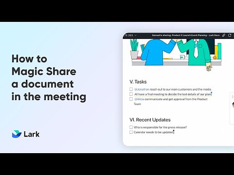 Lark 101 | How to Magic Share a document in the meeting | Collaborate Seamlessly in Lark Meetings