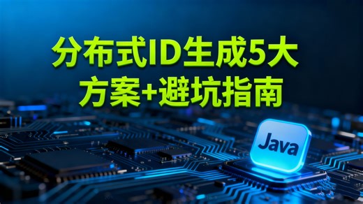 【强推】一个视频讲搞懂分布式ID生成5大方案+避坑指南，从踩雷到落地都讲明白了！