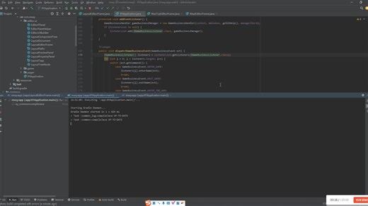 Java游戏开发。游戏页面编辑器 。