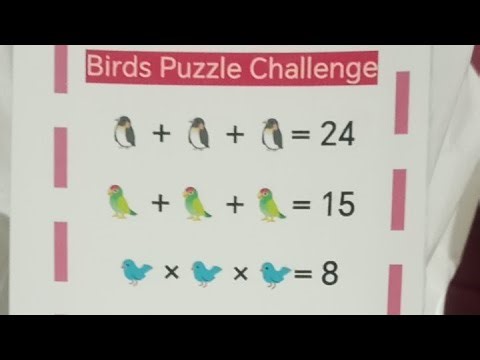 🔥 Birds Puzzle Challenge LIVE | 99% People Fail | Solve This Viral Emoji Math Puzzle! 🐦🧠