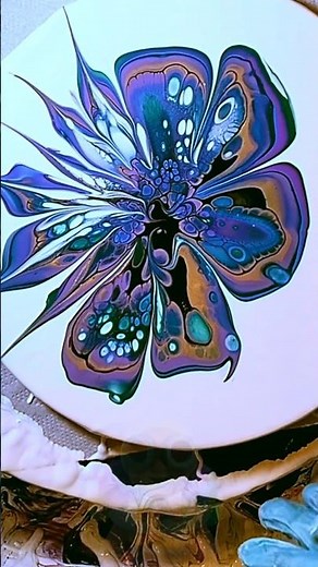 Master the Bloom 🌺 EASY Acrylic Pour Flowers!