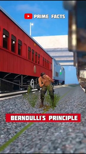 Bernoulli's Principle and Train Suction