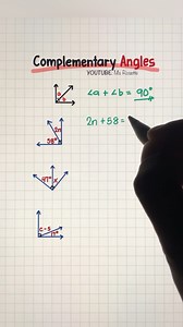 Solve Complementary Angles in Seconds — No Calculator Needed! | Math Love