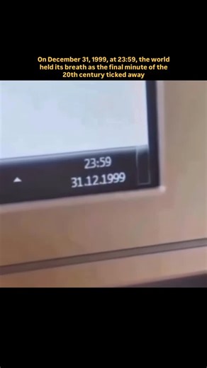 Memoir World on Instagram: "On December 31, 1999, at 23:59, the final minute before the year 2000 began. Governments, banks, airlines, hospitals, and power companies around the world were monitoring systems closely due to fears of the Y2K bug, a software issue where older computers stored years with two digits and might fail when switching from 99 to 00. Emergency teams were on standby, air traffic was tracked in real time, and news networks broadcast the countdown globally. When midnight passed