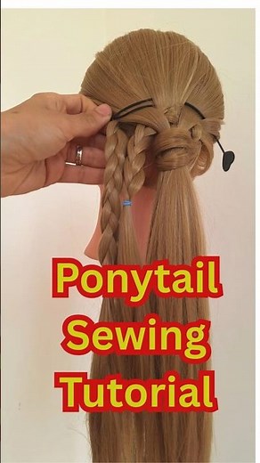 3-Strand Braid Wrapped Ponytail Hairstyle| DIY easy hairstyle #diyhairstyle #hairstyle #braids