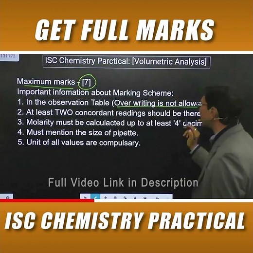 Get full marks in Chemistry practical | ISC Chemistry practical | Chemistry Pandit