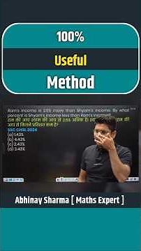 100% Useful Methods 🔥 Abhinay Sharma | Ssc Exams 2026 #maths