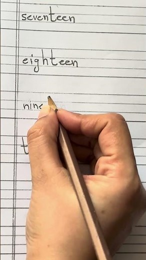 How to Write 19 in Words | Number to Words | Learn to Write 19 Nineteen | Math for Beginners