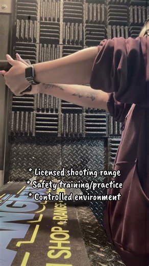 Educational/safety practice at a certified range. Not promoting misuse handle firearms responsibly