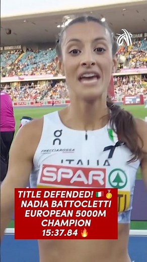 NADIA BATTOCLETTI DEFENDS HER EUROPEAN 5000M TITLE! 🇮🇹🥇🔥