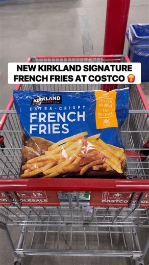 Costco Buys on Instagram: "🍟 NEW Kirkland Signature French Fries at Costco! Make them in oil or in the air fryer…they’re crispy and delicious! 🤤 You get 5lbs for only $6.79 #costco #costcofinds #frenchfries #fries"