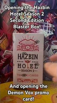 Opening the Hazbin Hotel Season 2 second edition blaster box! #hazbinhotel #hazbinhotelvox
