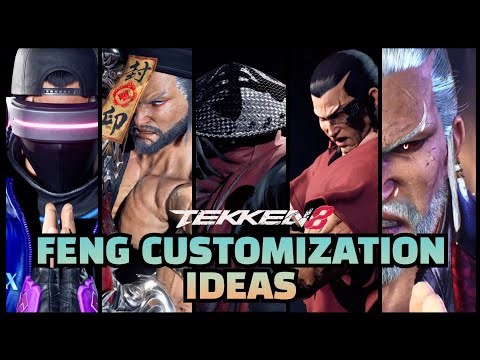Feng Customization Showcase #tekken8 #fengwei