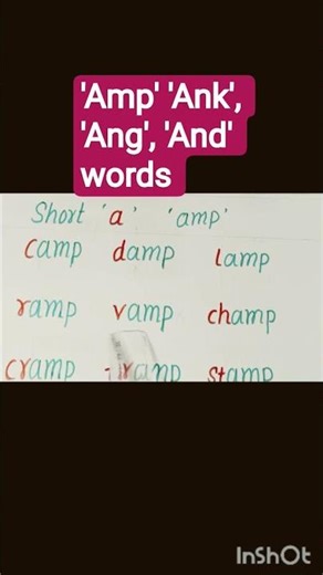 Amp, Ank, Ang, And word कैसे पढे? Amp Ank Ang And words कसे वाचावे #shortsviral #shortsfeed #teacher