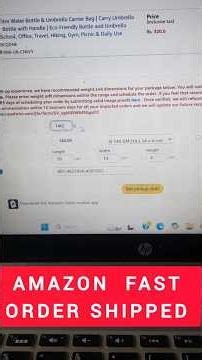 How do you send your first order on Amazon?