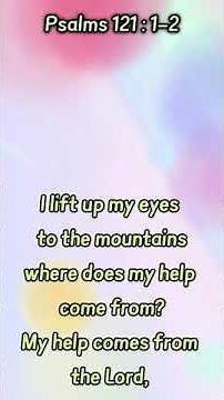 Psalms 121:1-2 | Worship Song #music #gospelmusic