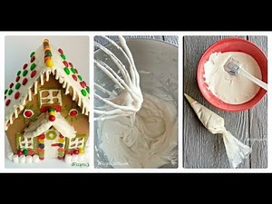 Royal Icing for Gingerbread houses