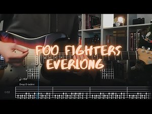 Everlong Foo Fighters Сover / Guitar Tab / Lesson / Tutorial