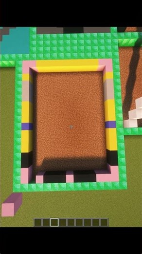 Satisfying pixel art in Minecraft (Minions) #shorts #gaming #minecraft