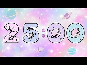25 Minute Pastel Galaxy Timer