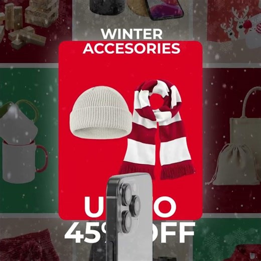 Wordans Christmas Offers: up to 72% off blank apparel + exclusive app deals