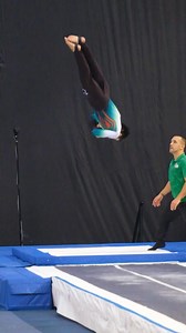 The tumble track is a special place 😮‍💨 #Gymnastics | #TeamGym | European Gymnastics