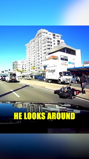 Incredible Motorcycle Escape Caught on Dashcam A terrifying slide turns into a miraculous moment—this rider walks away unscathed after losing control on the road. Pure luck and quick reflexes! #MotorcycleEscape #DashcamFootage #Survivor #IncredibleMoments #CloseCall | Dash Crash